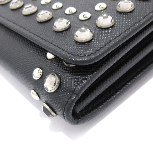 PRADA - Black Saffiano Borch (Leather) Other Style Wallet 529-080325 - Picture 5 of 14
